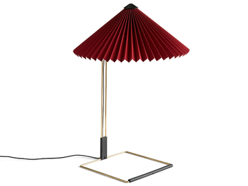 HAY - MATIN L OXIDE RED - LED cotton and brass table lamp by In Stock - view 2